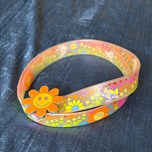 Y2K power puff girls floral belt